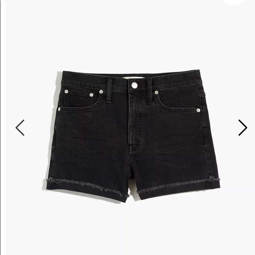 Madewell High Rise Denim Shorts in Lunar Wash